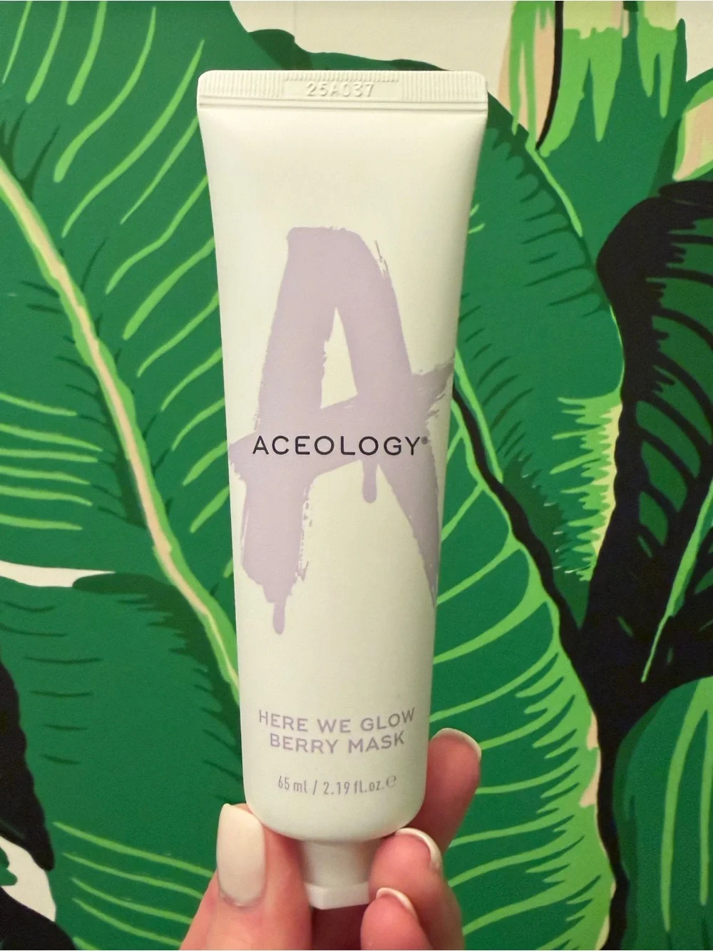 NWT Aceology Here We Glow Berry Mask 65ml 2.19 oz Full Size